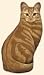 Ah Orange Tabby Doorstop &copy; Adeline Halvorson