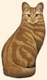 Ah Orange Tabby Doorstop &copy; Adeline Halvorson
