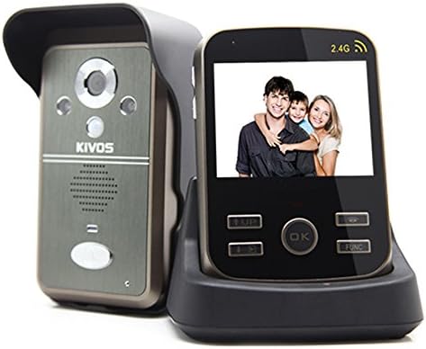 Elecs New Arrival! 3.5" LCD 2.4G Wireless Video Door Phone Doorbell Intercom System Night Vision Waterproof 120 Degree