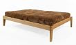 Twin Size - Solid OAK Platform Bed Frame - Eco-friendly, Clean, UNFINISHED, No Toxins - Made in USA