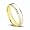 14k Gold Two-Tone Plain Men's Wedding Band 5mm.