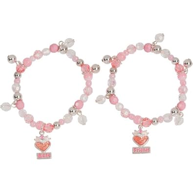 Cheap Girls Jewelry Heirloom Finds 2 Little Girl Pink Sparkle Heart Best Friends Bracelet Set of Two Charm Stretch Bracelets For Sale Cheap Girls Jewelry Heirloom Finds 2 Little Girl Pink Sparkle Heart Best Friends Bracelet Set of Two Charm Stretch Bracelets For Sale