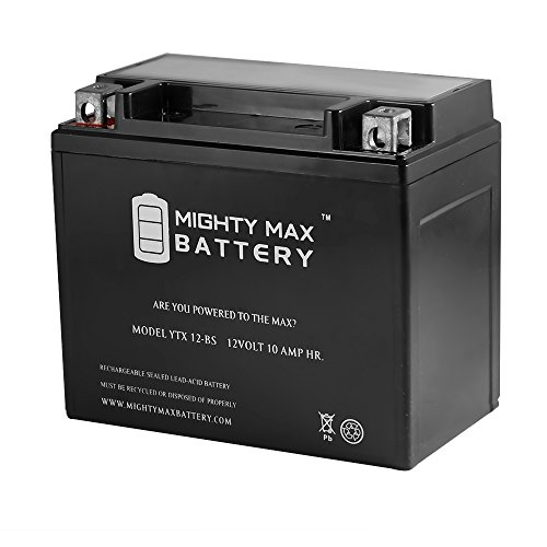 Mighty Max Battery YTX12-BS 12V 10AH Battery for Suzuki DL650 V-Strom 2004-2012 Brand Product