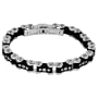 Stainless Steel & Rubber Invicta Elements Bracelet