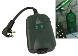Outdoor Automatic Photocell Digital Christmas Light Timer