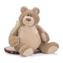 Plush Wooly Tan Bear 16"