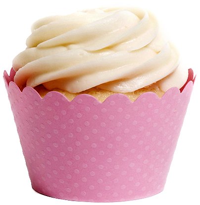 Dress My Cupcake Standard Rose Light Pink Cupcake Wrappers, Set of 100