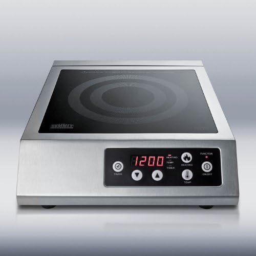 Summitco SINCCOM1 Portable Induction Cook Top, single burner, 115V/60/1, 1800W