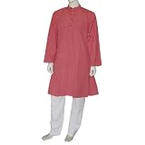 Mens Comfortable Clothing Cotton Kurta Pajama Chest :40 inches (gkp642a)