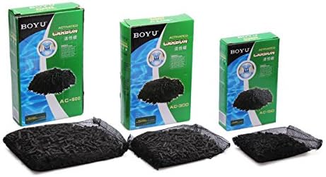 BOYU AC-150 Aquarium Activated Carbon Filter For Fish Tank 150g