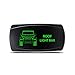 CH4x4 Rocker Switch Jeep Wrangler JK Roof Light Bar Symbol - Horizontal - Green LED