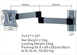 Universal Arm Type Wall Mount Suit for 15-25 LCD Tv