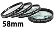 Digital Concepts +1 +2 +4 +10 Close-Up Macro Filter Set with Pouch (58mm)