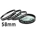 Digital Concepts 1 2 4 10 Close-Up Macro Filter Set with Pouch (58mm)