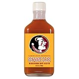 Florida State Seminoles NCAA Habanero Hot Sauce in a Flask (6.6 oz)