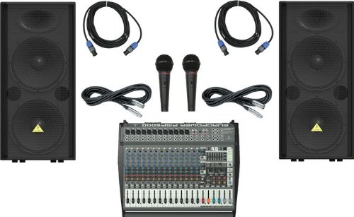 Best Price Behringer PMP6000 / VP2520 Live Sound Bundle