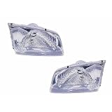 EAGLE EYES PAIR SET RIGHT & LEFT HEADLIGHTS HEADLAMPS LIGHTS LAMPS W BRA by Unknown