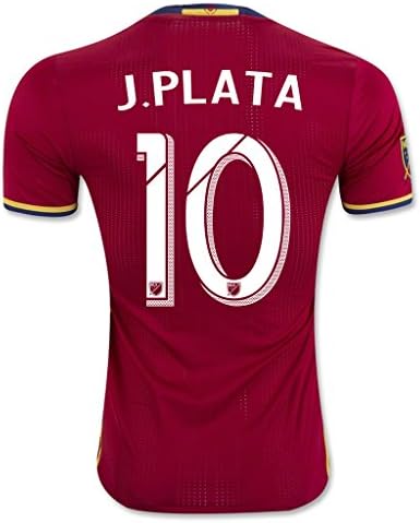 Red #10 J. PLATA Home Soccer Jersey Men's 2016 (XL)