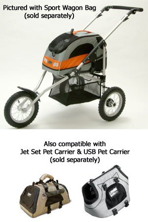 Sport Trike Collapsible Pet Stroller for Small Pets : Size 54x38x24