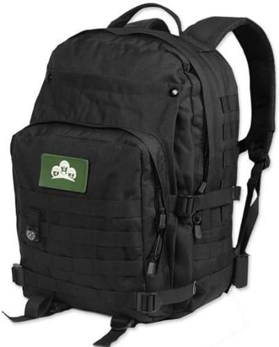 American Shiled Pattonc series Laptop backpack--TRUE WATERPROOF,TEN years warranty.Super capacity 40L/45L.computer notebook tablet,knapsack,rucksack army knife Militery style bag for man woman Travel Camping bag Hiking Leisure Fashion-ASPC40L (11 45L Black)