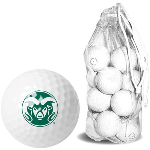 Colorado State Rams Ncaa 15 Golf Ball Clear Pack
