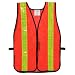Cordova V120L Mesh Vest 2-Inch Reflective Tape, Velcro Closure, Orange, Large
