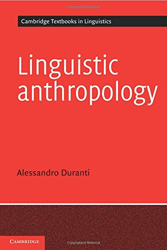 linguistic anthropology cambridge textbooks in linguistics