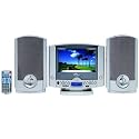 Elta 2567 Kompaktanlage (17,8 cm (7 Zoll) Display DVD Player, 120 Watt) silber