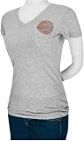 Santa Cruz Fitted Girls V-Neck T-shirt Classic Dot - Black - Small