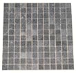 4x4 sample of1x1 Toros Black TUMBLE Marble