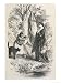 The Lancashire Witches the Young Witch Jennet Urges Her Familiar the Cat Tib to Attack Her Victim Art Giclee Poster Print by John Gilbert, 12x16