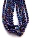 4mm Fire Polish Czech Glass Beads - 50pc Blue Iris
