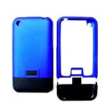 MP3 Player Accessories Online Shop Ranking 27. Cuffu Apple Iphone 1st Generation Excellent Quality Special Rubberized Hard Case BLUE / BLACK in Only One LOWEST Shipping Rate (NOT for Iphone 3G, 2nd Generation)