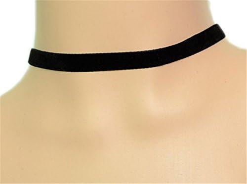JSDY Women's Vintage Gothic Custom Party Simple Black Velvet Collar Necklaces