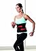 Valeo Contoured Shaping Slimmer Belt With Moisture Wicking Comfort Lining, Black, VA1479BK