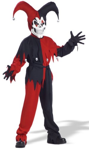 Child Wicked and Evil Jester Costume