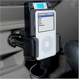 8-in-1 Black Fm Transmitter Car Kit with Remote and Car Adapter for Ipod 3rd, 4th, 5th Generation, Mini, Photo, U2, Nano 2nd Gen, Video, Classic, Touch