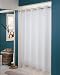 Plainweave FABRIC Shower Curtain HOOKLESS - WHITE