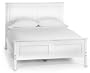 Hawthorne Queen Bed, 48"Hx65"W, WHITE