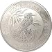 AUSTRALIAN KOOKABURRA 1992 TWO OUNCE SILVER COIN