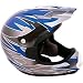 Raider MX Helmet for Go-Karts - Youth Size, Silver, Model# 24-083