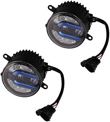 3.5 inch 90mm Led Fog Light with DRL Daytime Running Light for Toyota Honda Ford