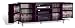 60" Plasma TV Console with Media Storage - Black