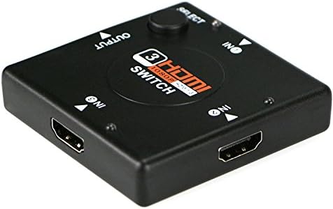 Shenfan Hdmi Splitter 3 Port Hub Switcher Selector Splitter 1080P 3D Without Ir Remote