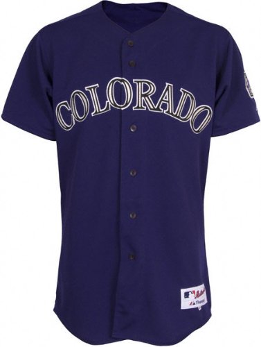 Colorado Rockies Authentic Alternate 1 Jersey - Purple 52
