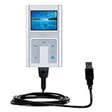 Classic Straight USB Cable for the Creative Zen Sleek Photo with Power Hot Sync and Charge capabilities - Gomadic Brand w/ TipExchange Technology