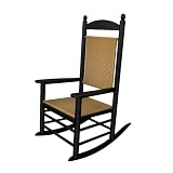 Polywood Outdoor Furniture Kennedy Rocker with Tiger Weave