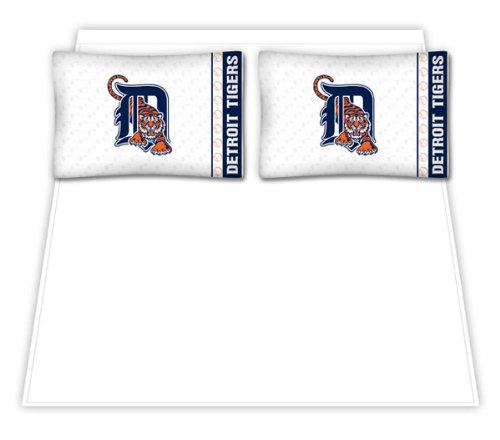 Detroit Tigers MLB Micro Fiber Sheet Set Queen