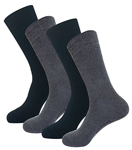 4Pack Men's Winter Thermal Fleece Lined Crew Socks