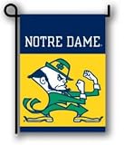 Notre Dame Fighting Irish 2-Sided Garden Flag Set W/ #11213 Garden Pole - NCAA